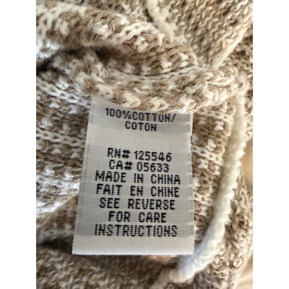 Habitat Clothes to Live In Sweater Tan S Womens Knit Textured Pullover - Picture 4 of 12